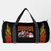 Cartoon-Müllwagen "Big Rig" Duffle Bag (Rückseite)