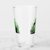 Cartoon-Müllwagen Glas (Rechts)
