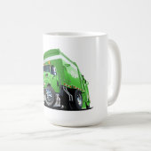 Cartoon-Müllwagen Kaffeetasse (VorderseiteRechts)