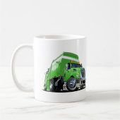 Cartoon-Müllwagen Kaffeetasse (Links)