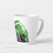 Cartoon-Müllwagen Milchtasse (Rechte Ecke)