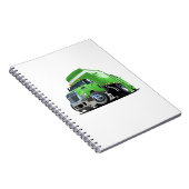 Cartoon-Müllwagen Notizblock (Rechte Seite)