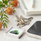 Cartoon-Müllwagen Schlüsselanhänger (Seite)