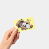Cartoon Mushroom-Abbildung Ausweis (Handheld)