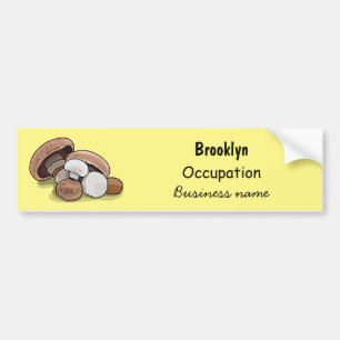 Cartoon Mushroom-Abbildung Autoaufkleber