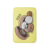 Cartoon Mushroom-Abbildung Badematte (Vorderseite Vertikal)