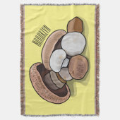 Cartoon Mushroom-Abbildung Decke (Vorderseite Vertikal)