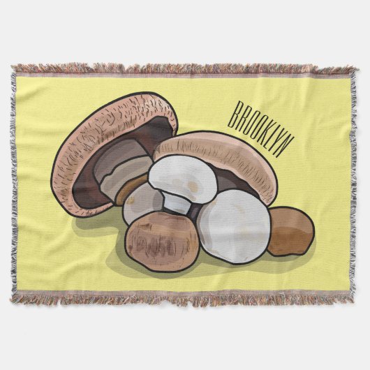 Cartoon Mushroom-Abbildung Decke (Vorderseite)