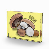 Cartoon Mushroom-Abbildung Fotoblock (Rechts)