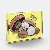 Cartoon Mushroom-Abbildung Fotoblock (Links)