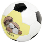 Cartoon Mushroom-Abbildung Fußball (Dreiviertel)