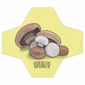 Cartoon Mushroom-Abbildung Fußball (Flach)