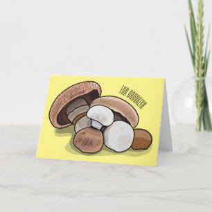 Cartoon Mushroom-Abbildung Karte