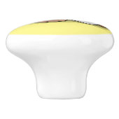 Cartoon Mushroom-Abbildung Keramikknauf (Seitenansicht)