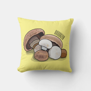 Cartoon Mushroom-Abbildung Kissen