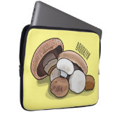 Cartoon Mushroom-Abbildung Laptopschutzhülle (Vorne Rechts)