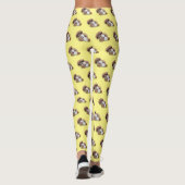 Cartoon Mushroom-Abbildung Leggings (Rückseite)