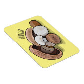 Cartoon Mushroom-Abbildung Magnet (Rechte Seite)
