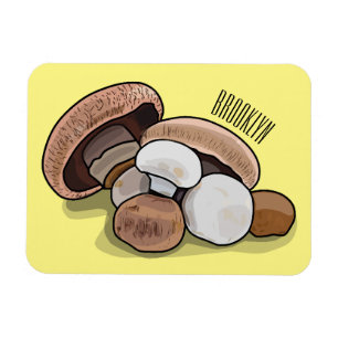 Cartoon Mushroom-Abbildung Magnet