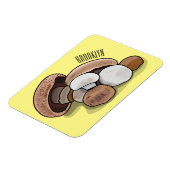 Cartoon Mushroom-Abbildung Magnet (Linke Seite)