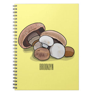 Cartoon Mushroom-Abbildung Notizblock
