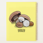 Cartoon Mushroom-Abbildung Planer (Rückseite)