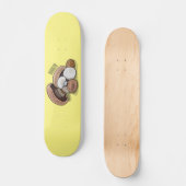 Cartoon Mushroom-Abbildung Skateboard (Vorderseite)