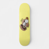 Cartoon Mushroom-Abbildung Skateboard (Vorne)