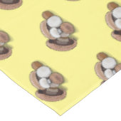 Cartoon Mushroom-Abbildung Tischdecke (Schrägansicht)