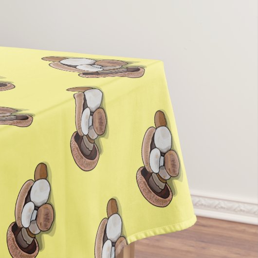 Cartoon Mushroom-Abbildung Tischdecke (Beispiel)