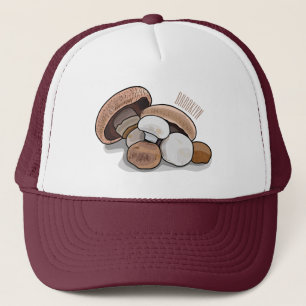 Cartoon Mushroom-Abbildung Truckerkappe