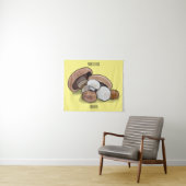 Cartoon Mushroom-Abbildung Wandteppich (Beispiel (Horizontal))