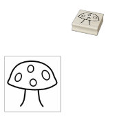 Cartoon Mushroom Rubber Briefmarke Gummistempel (Stempel)