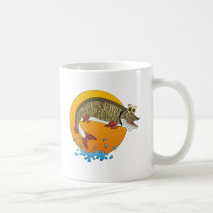 Cartoon Muskie Kaffeetasse