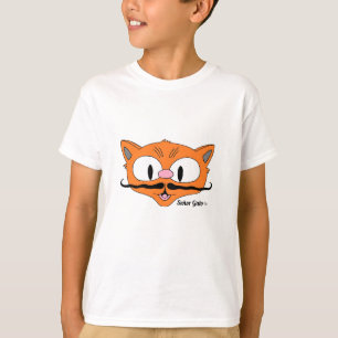 Cartoon Mustache Cat Señor Gato Child's T-Shirt