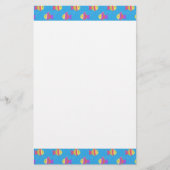 Cartoon-Muster Briefpapier (Vorderseite)