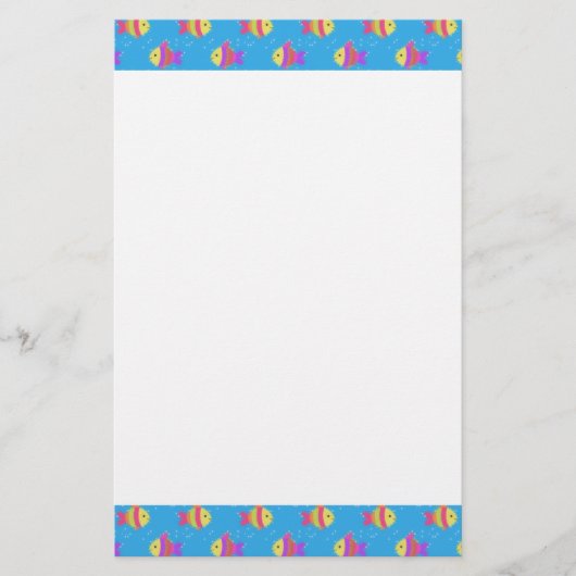 Cartoon-Muster Briefpapier (Vorderseite)