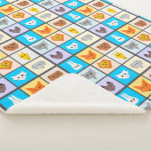 Cartoon-Muster-Deckeln Sherpadecke (3/4)