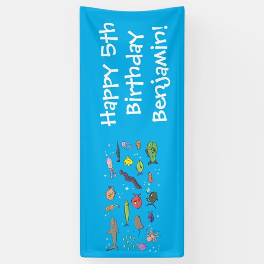 Cartoon-Muster von Wolkenkratzern Banner (Vertikal)