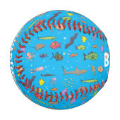 Cartoon-Muster von Wolkenkratzern Baseball (Vorderseite Links)