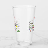 Cartoon-Muster von Wolkenkratzern Glas (Links)