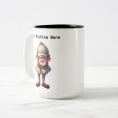 Cartoon-Mystery für Privatdetektoren Zweifarbige Tasse (Vorderseite Links)