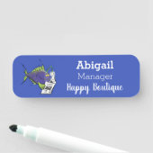 Cartoon Namensschild (Beispiel)