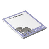 Cartoon Neapolitan Mastiff Notizblock (angewinkelt)