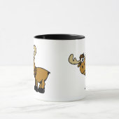 Cartoon Nesselsucht| Hintergrundfarbe Tasse (Zentrum)