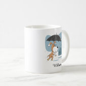 Cartoon Niedlich Funny Dog Welpe Wandern Regenschi Kaffeetasse (VorderseiteRechts)