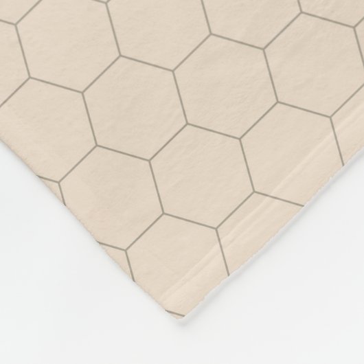 Cartoon Niedlich Funny Honey Bee Honeycomb Fleecedecke (Ecke)