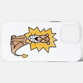 Cartoon niedlichen Löwen Kinder Retro Safari Dschu Case-Mate iPhone Hülle (Rückseite (Horizontal))