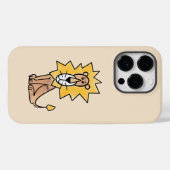 Cartoon niedlichen Löwen Kinder Retro Safari Dschu Case-Mate iPhone Hülle (Rückseite (Horizontal))
