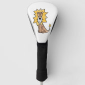 Cartoon niedlichen Löwen Kinder Retro Safari Dschu Golf Headcover (Vorderseite)